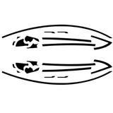 FACIA Chrome Delete Kit for Model 3 (2017-2023) Matte Black Window Trim PVC