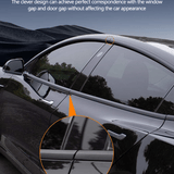 FACIA Chrome Delete Kit for Model 3 (2017-2023) Matte Black Window Trim PVC