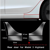 FACIA Clear Paint Protective Film kits for Tesla Model 3 / Model Y