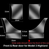 FACIA Clear Paint Protective Film kits for Tesla Model 3 / Model Y