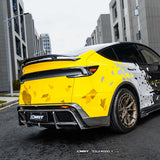FACIA Carbon Fiber Rear Ducktail Spoiler Wing for Model Y Juniper