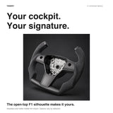 FACIA Custom Carbon Fiber Steering Wheel for Tesla Model 3 / Y F1 Style