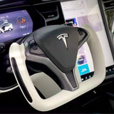 FACIA TESERY Custom Yoke Steering Wheel Replacement for Tesla Model X / S 2012-2020