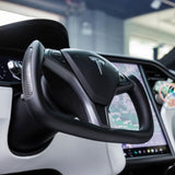 FACIA TESERY Custom Yoke Steering Wheel Replacement for Tesla Model X / S 2012-2020