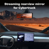 FACIA Cybertruck 11.26 inches Streaming Rearview Mirror 2K Dual Dashcam and 105¡ã Expanded Vision