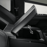 FACIA Cybertruck Armrest Carbon Fiber Style ABS Protective Trim Overlay