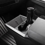 FACIA Cybertruck Center Console Cup Holder ABS Carbon Fiber Style Protective Overlay