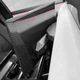 FACIA Cybertruck Display Back Overlay Real Dry Carbon Fiber Center Screen Cover