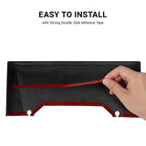 FACIA Cybertruck Display Back Overlay Real Dry Carbon Fiber Center Screen Cover