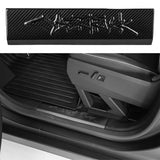 FACIA Cybertruck Performance Look Dry Carbon Fiber Front Door Sill Trim (1 Pair)
