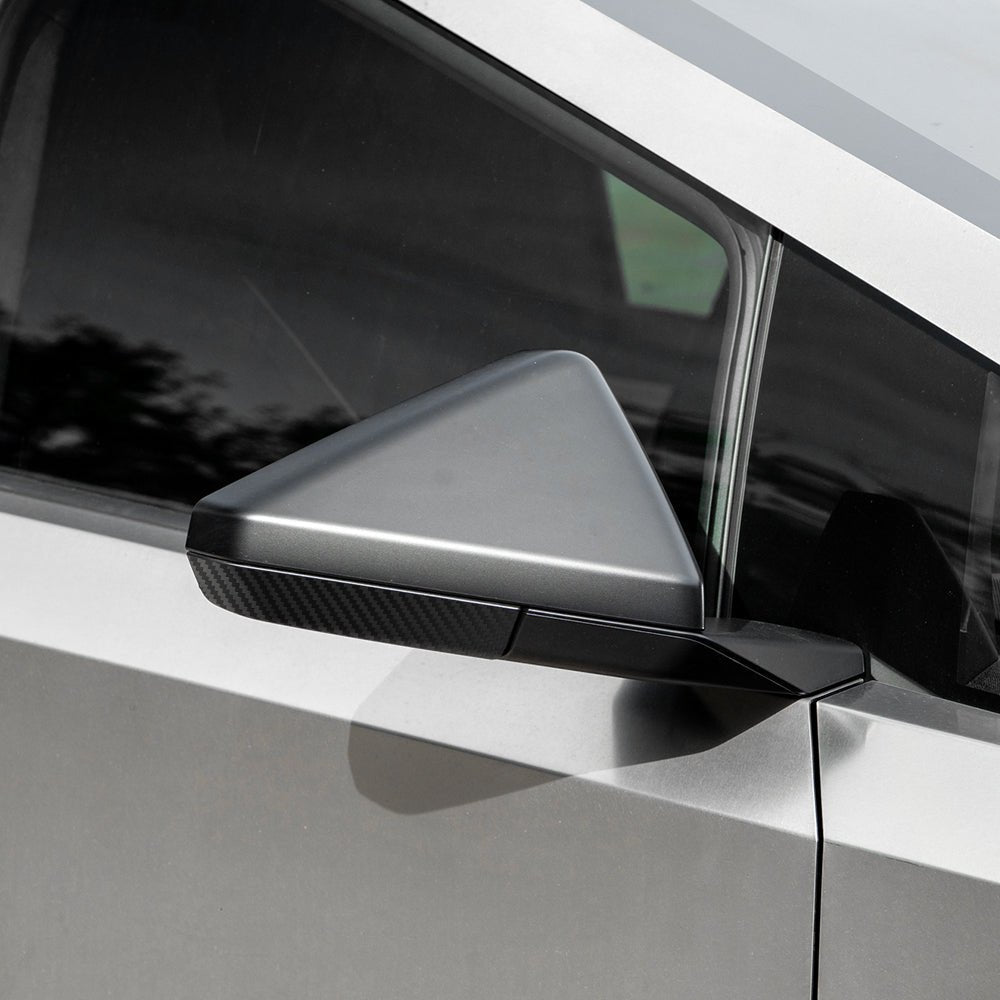 FACIA Cybertruck Side Mirror Cover Real Dry Carbon Fiber Trim 