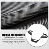 FACIA Cybertruck Steering Wheel Voice Control Trim Glossy/Matte Real Carbon Fiber
