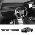 FACIA Dashboard Cover Real Carbon Fiber Trim Panel Protection for Cybertruck (2 PCS)