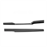FACIA Dry Carbon Fiber Dashboard Panel Overlay for Model S/X 2021+ 3 Finishes UV Protected Peel and Stick