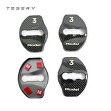 FACIA Door Lock Buckle Cover [4 pcs] for Tesla Model 3 and Model Y