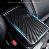 FACIA Dry Carbon Fiber Armrest Box Trim Cover for Cybertrunk