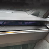 FACIA Dry Carbon Fiber Dashboard Panel Overlay for Model S/X 2021+ 3 Finishes UV Protected Peel and Stick