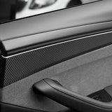FACIA Dry Carbon Fiber Door Panel Trim Covers for Model Y Juniper
