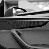 FACIA Dry Carbon Fiber Door Panel Trim Covers for Model Y Juniper
