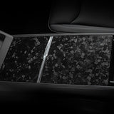 FACIA Dry Carbon Fiber Panel Console Wrap For Model Y Juniper / Model 3 Highland / Model YL