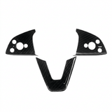 FACIA Dry Carbon Fiber Steering Wheel Trim Cover for Model 3 Highland / Model Y Juniper (3 Pieces)