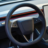 FACIA Dry Carbon Fiber Steering Wheel Trim Cover for Model 3 Highland / Model Y Juniper (3 Pieces)