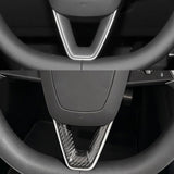 FACIA TESERT Dry Carbon Fiber Steering Wheel V-Cover for Model 3 Highland and Y Juniper