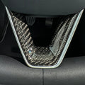 FACIA TESERT Dry Carbon Fiber Steering Wheel V-Cover for Model 3 Highland and Y Juniper
