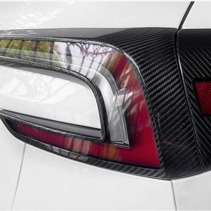 FACIA Dry Carbon Fiber Tail Light Cover for Model 3 Highland (2 pcs)