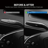 FACIA Dry Carbon Fiber Turn Signal Stalk Cover for Model Y Juniper / Model 3 Highland