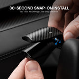 FACIA Dry Carbon Fiber Turn Signal Stalk Cover for Model Y Juniper / Model 3 Highland