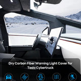 FACIA Dry Carbon Fiber Warning Light Cover for Cybertruck