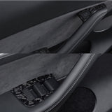 FACIA Dry Carbon Fiber Window and Door Switch Covers for Model Y / Model 3¡ꡧLeft Hand Drive¡ê?