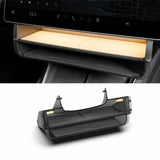 FACIA Dual-Layer Tray Under Screen Storage Box with LED Light for Model 3 Highland / Y Juniper