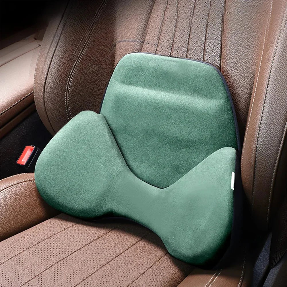 FACIA Ergonomic All Weather Alcantara Lumbar Support Pillow for Tesla