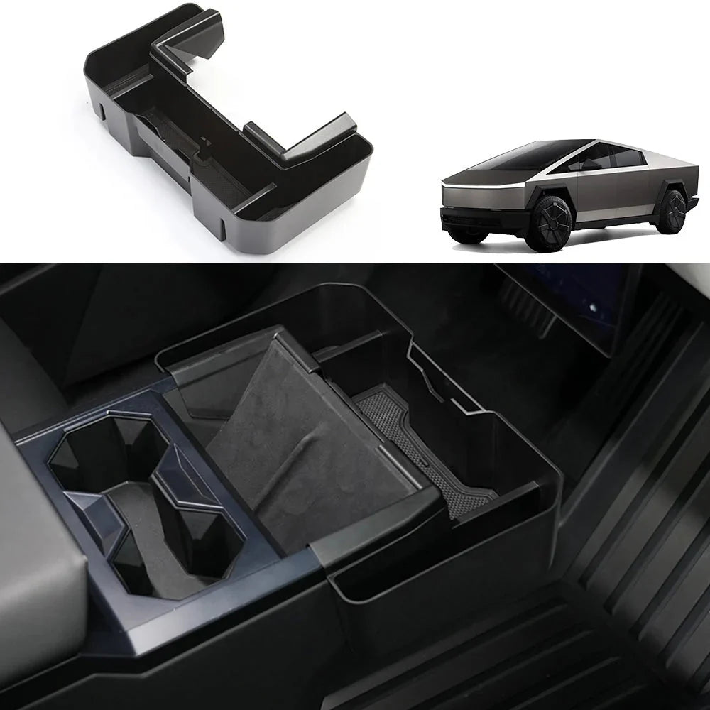 FACIA Extended Center Console Organizer Storage Box for Cybertruck