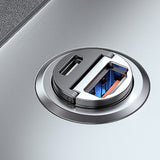 FACIA Dual-Port Fast Car Charger PD 3.0 + QC 3.0 30W Output Ultra-Compact Design