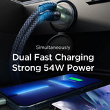 FACIA Dual-Port Fast Car Charger PD 3.0 + QC 3.0 30W Output Ultra-Compact Design