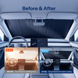 FACIA Foldable Front Windshield Sunshade for Model 3 and Model Y