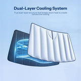 FACIA Foldable Front Windshield Sunshade for Model 3 and Model Y