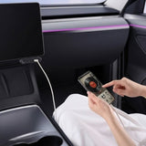 FACIA Hidden Foldable Under-Screen USB Hub for Model Y Juniper / Model 3 Highland / YL