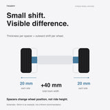 FACIA Forged Wheel Spacer for Tesla Model 3/Y/X/S (a set 4pcs)