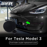 FACIA Front Bumper Tow Hole Tow Hitch Cover OEM for Tesla Model 3