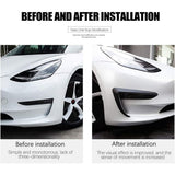 FACIA Front Fog Light Eyebrow Trim for Model 3/Y 4 Finishes 2-Pack