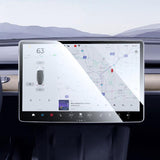 FACIA Front and Rear Display Tempered Glass Screen Protector for Model Y Juniper / 3 Highland