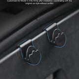 FACIA TESERY Model Y Front Trunk Hooks ABS Storage Organizer 2021-2025 (2-Pack)