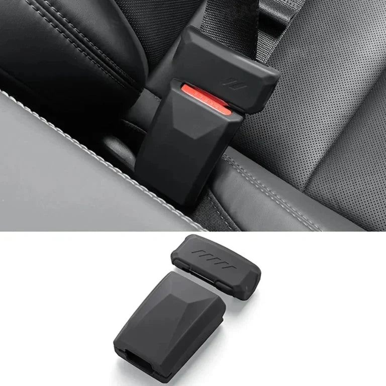 FACIA Full-Coverage Silicone Front Seat Belt Buckle Cover for Model Y Juniper / Model 3 Highland / Model YL
