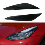 FACIA Headlight eyelid trimming eyebrow stickers suitable for Tesla Model 3 ¡ꡧ2017-2021¡ê?