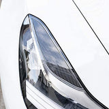 FACIA Headlight eyelid trimming eyebrow stickers suitable for Tesla Model 3 ¡ꡧ2017-2021¡ê?