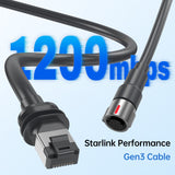 FACIA High-Performance Starlink Gen3 Replacement Cable 1200Mbps Shielded Outdoor